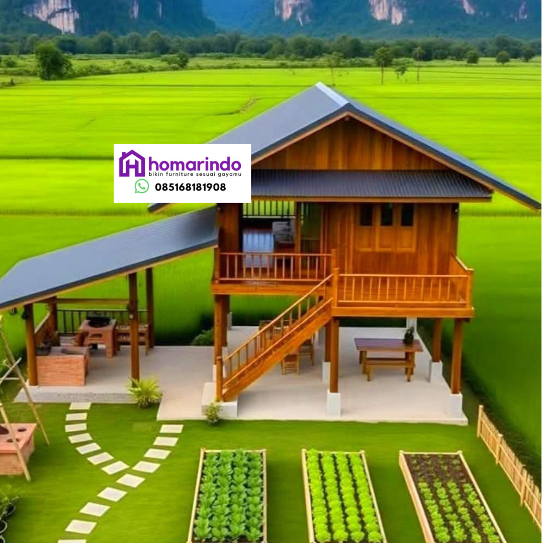 Rumah Panggung Kayu Jati