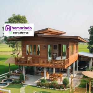 Rumah Panggung Kayu Jati