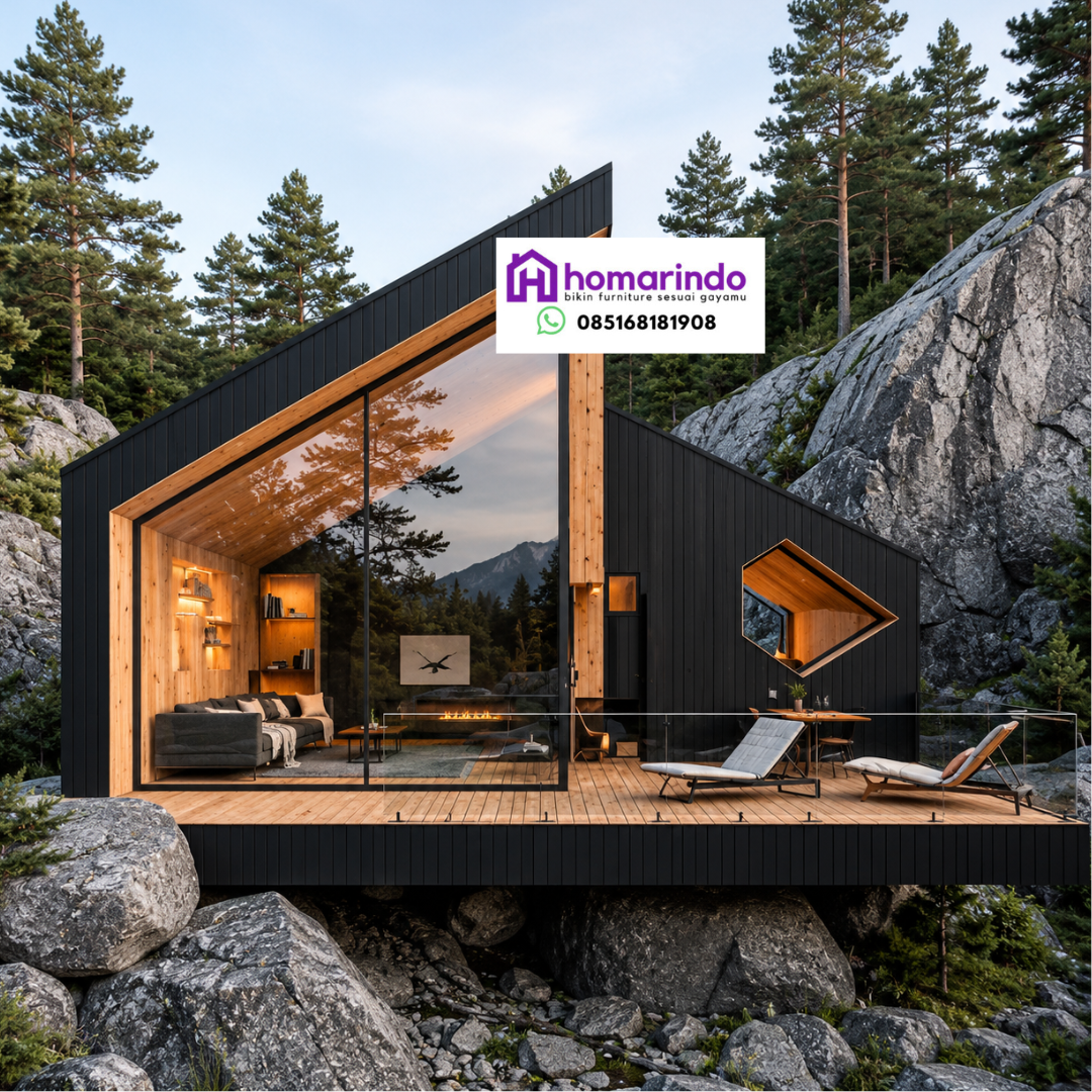 mah Glamping Kayu Jati Modern