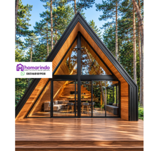 Rumah Glamping Kayu Jati