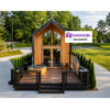 Rumah Glamping Modern Kayu Jati