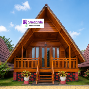 Rumah Lumbung Kayu Jati
