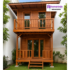 Rumah Kayu Jati Modern 2 Lantai