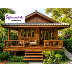 Rumah Panggung Kayu Jati