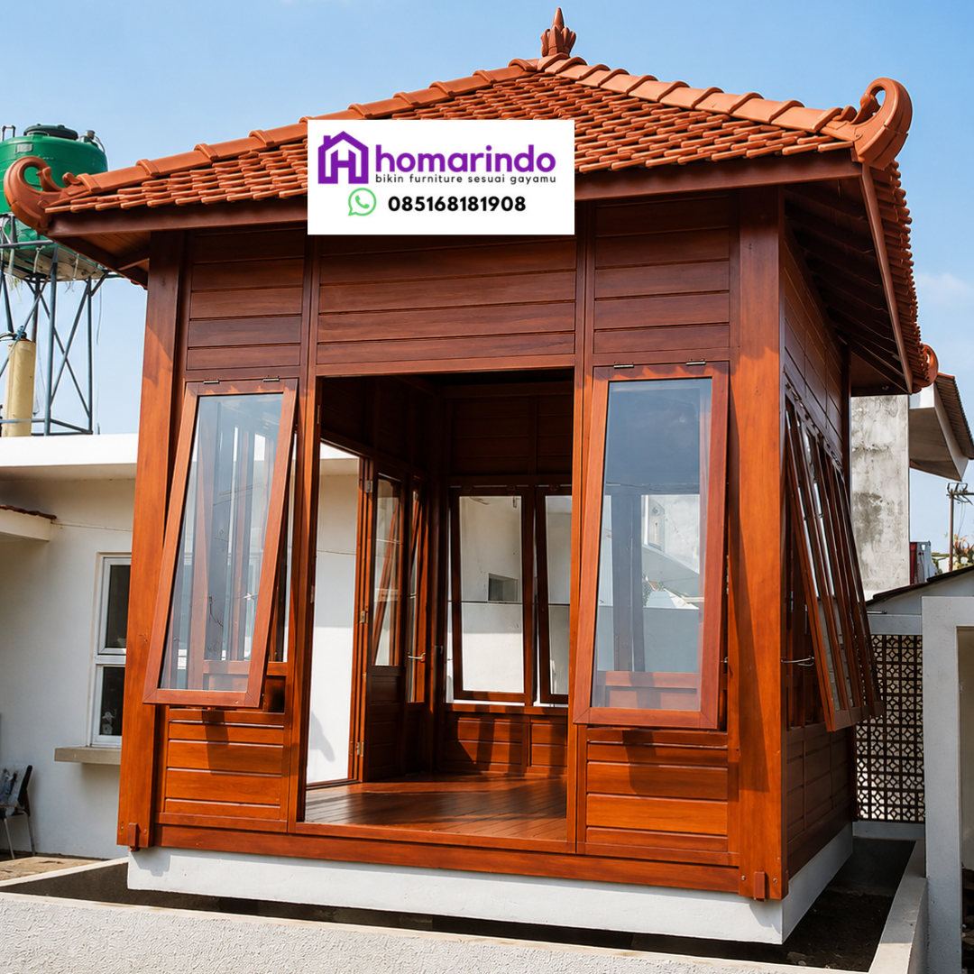 Rumah Kayu Jati Minimalis Rumah Kayu Jati Minimalis