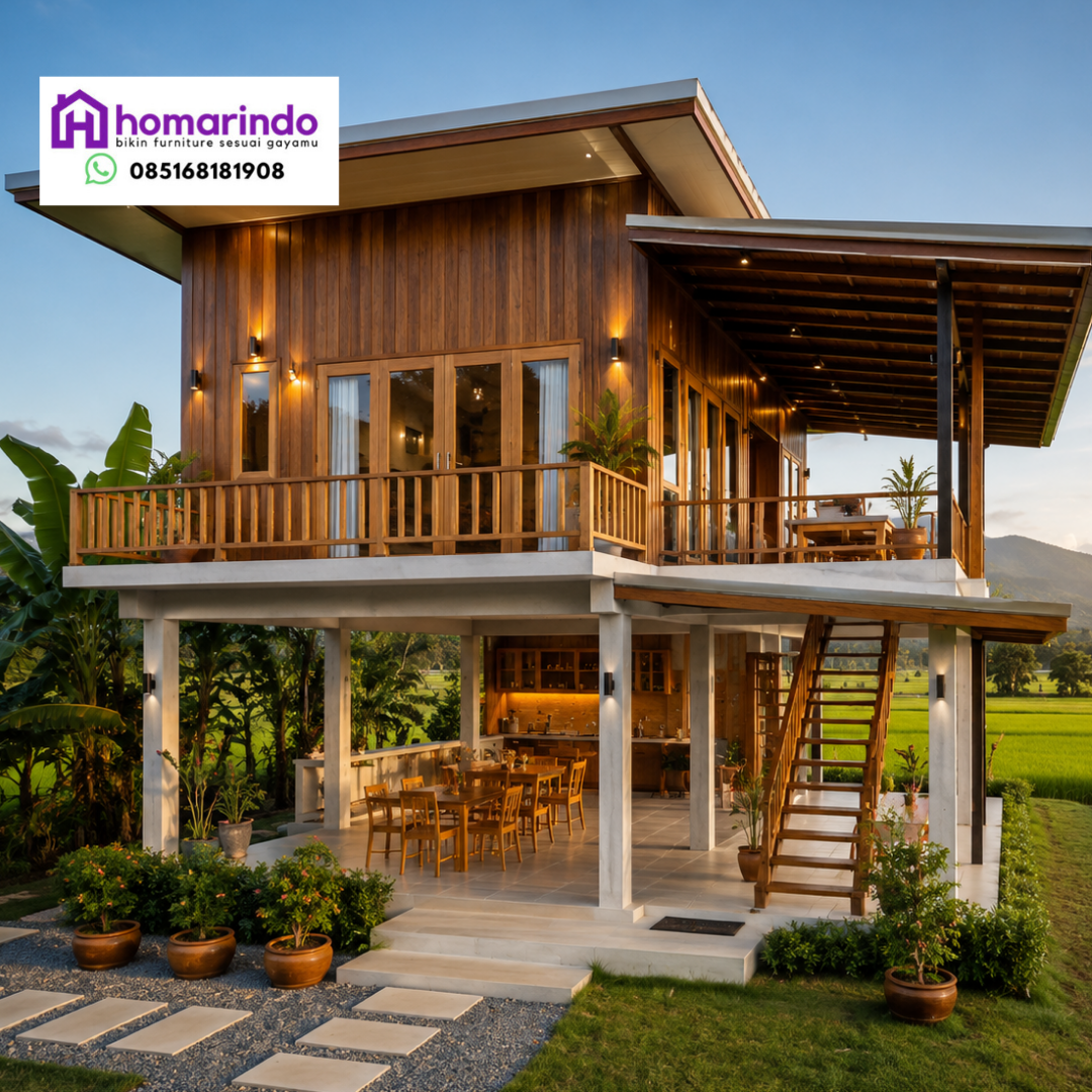 Rumah Panggung Kayu Jati Rumah Panggung Kayu Jati
