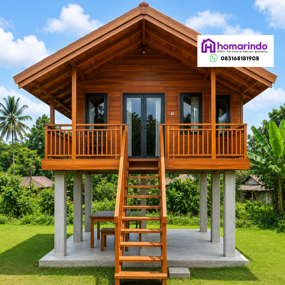 Rumah Panggung Kayu Jati