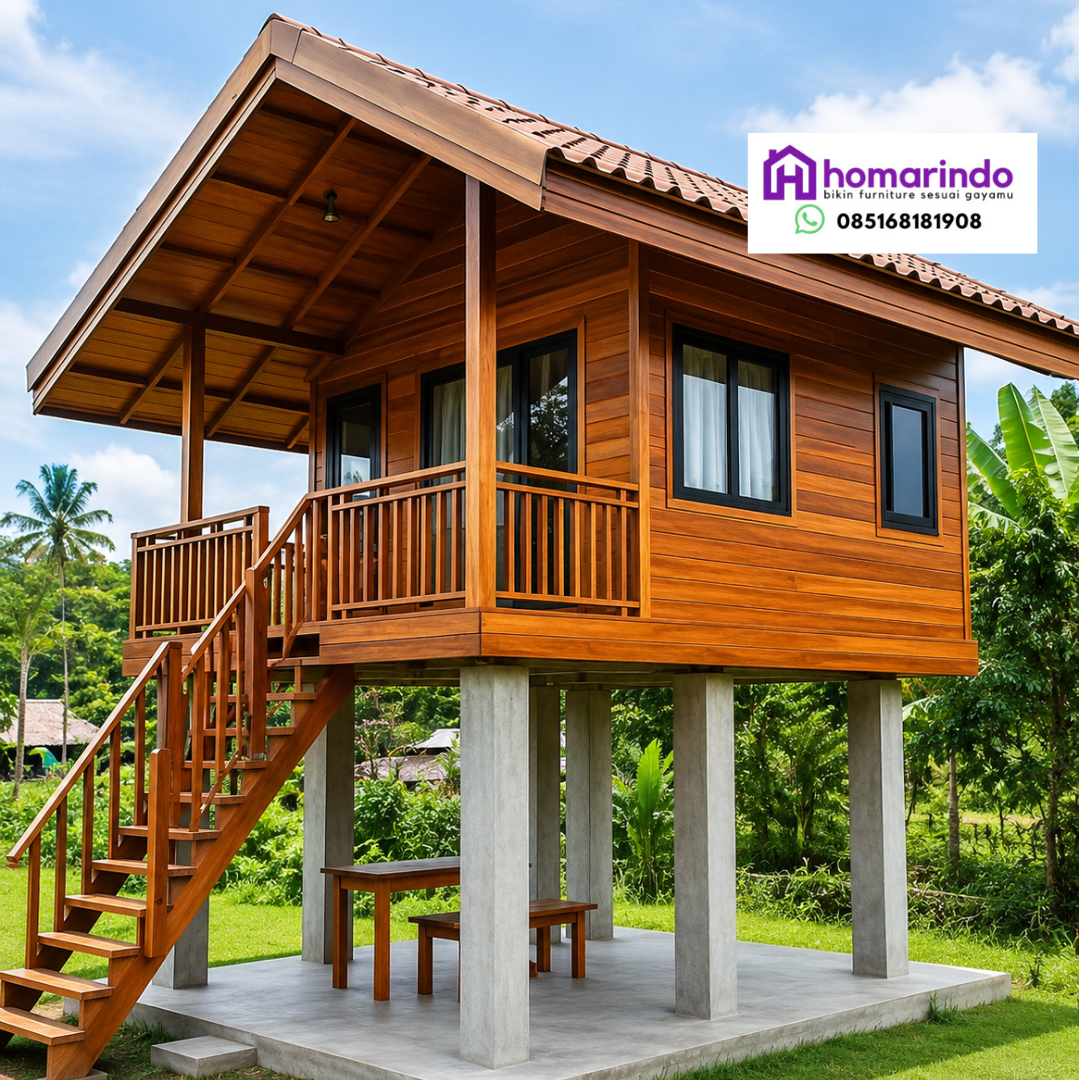 Rumah Panggung Kayu Jati Rumah Panggung Kayu Jati