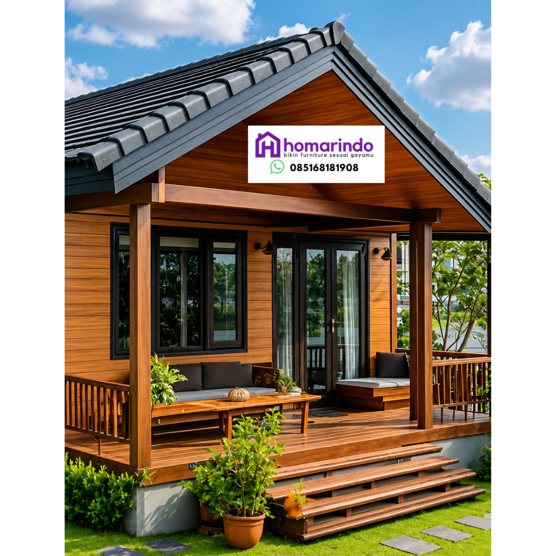 Rumah Glamping Kayu Jati Rumah Glamping Kayu Jati