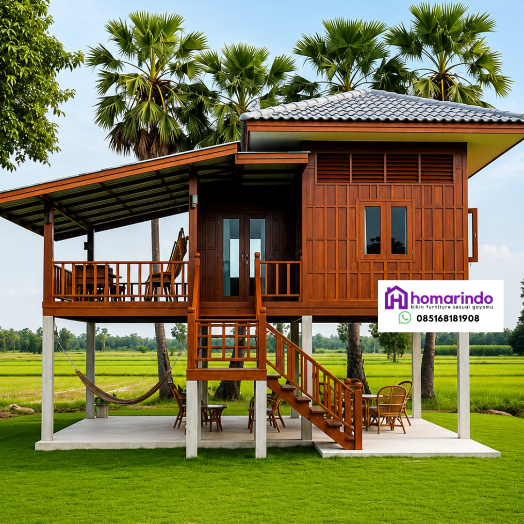Rumah Panggung Kayu Jati