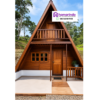 Rumah Kayu Jati Segitiga
