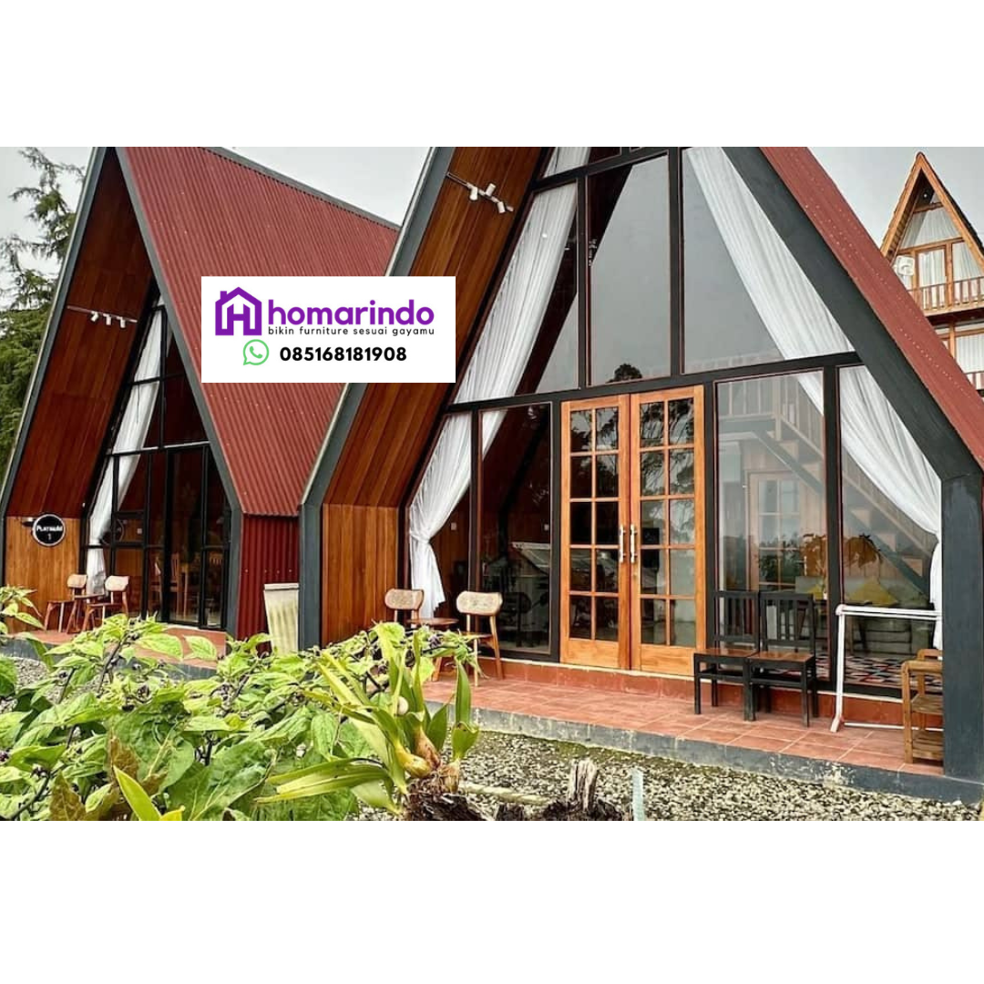 Rumah Kayu Segitiga Kaca Rumah Kayu Segitiga Kaca