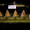Rumah Segitiga Mewah Kayu Jati