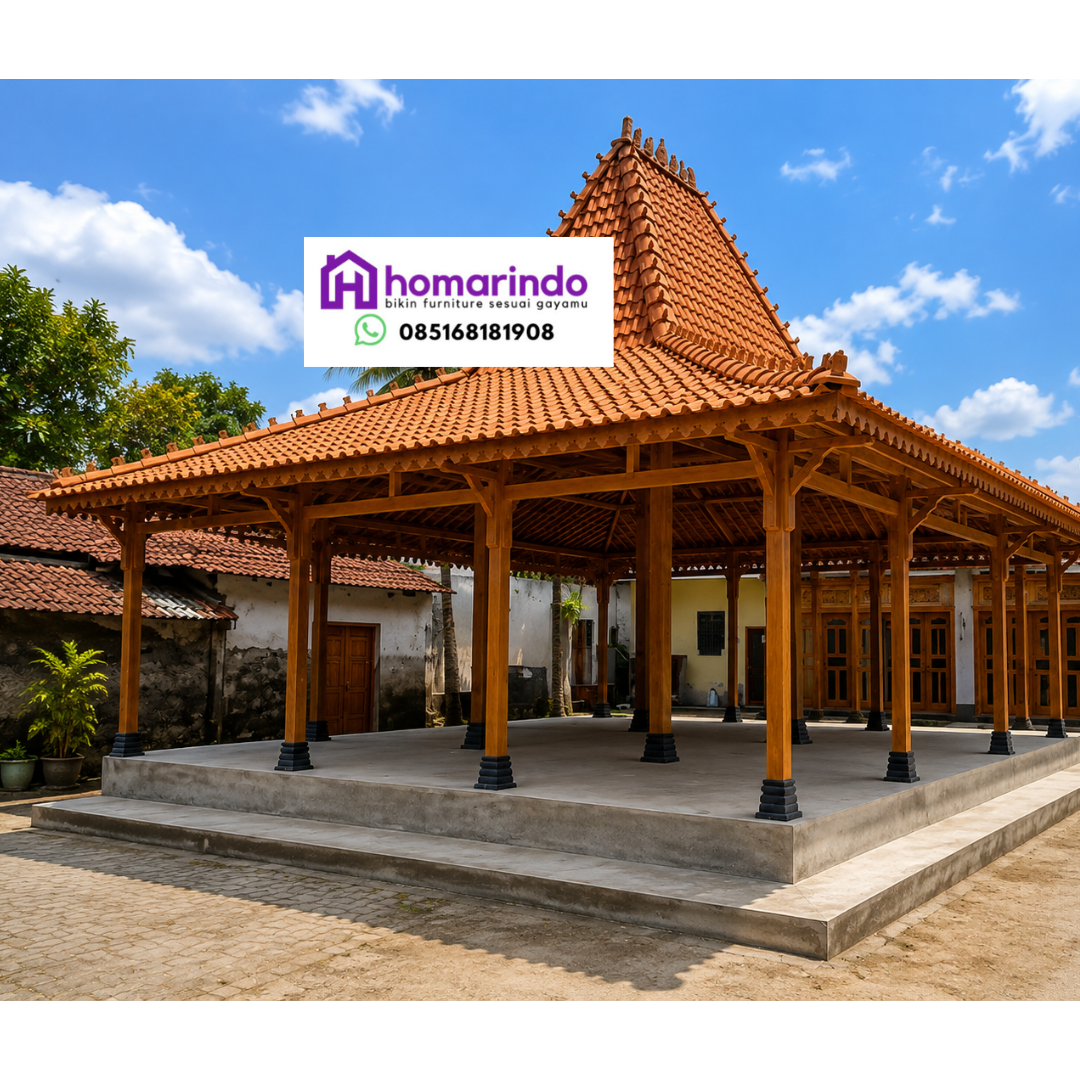 Pendopo Tradisional Kayu Jati