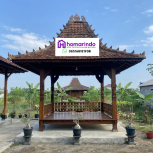 Pendopo Gazebo Kayu Jati
