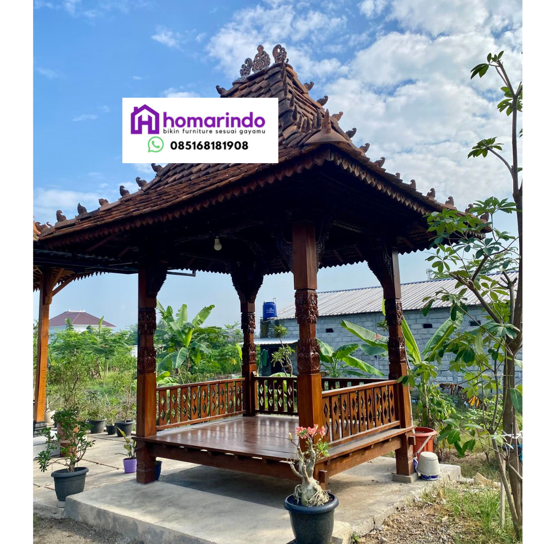 Pendopo Gazebo Kayu Jati Pendopo Gazebo Kayu Jati