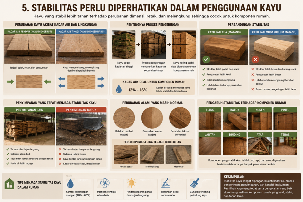 6 Perbedaan Kayu Jati Tua dan Kayu Jati Muda untuk Pembuatan Rumah 5 6 Perbedaan Kayu Jati Tua dan Kayu Jati Muda untuk Pembuatan Rumah