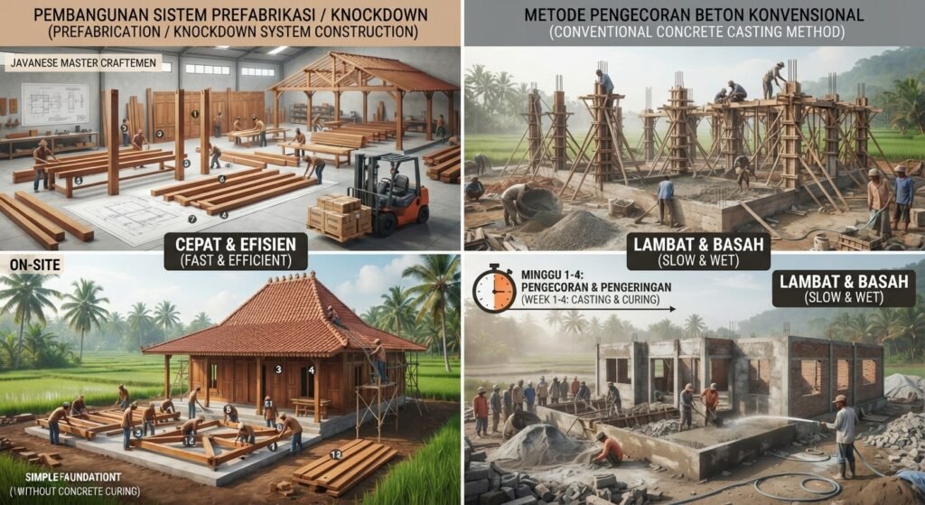 7 Kelebihan Rumah Kayu Jati Dibandingkan Rumah Konvensional Modern