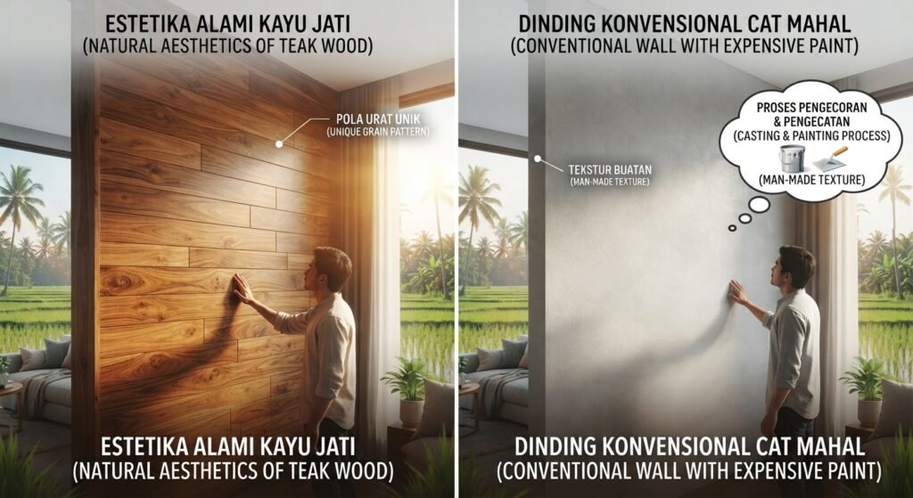 7 Kelebihan Rumah Kayu Jati Dibandingkan Rumah Konvensional Modern