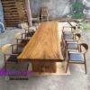 Set Meja Kayu Trembesi Solid Grade A