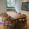 Set Meja Makan Minimalis bahan Kayu Jati Perhutani Grade A Master