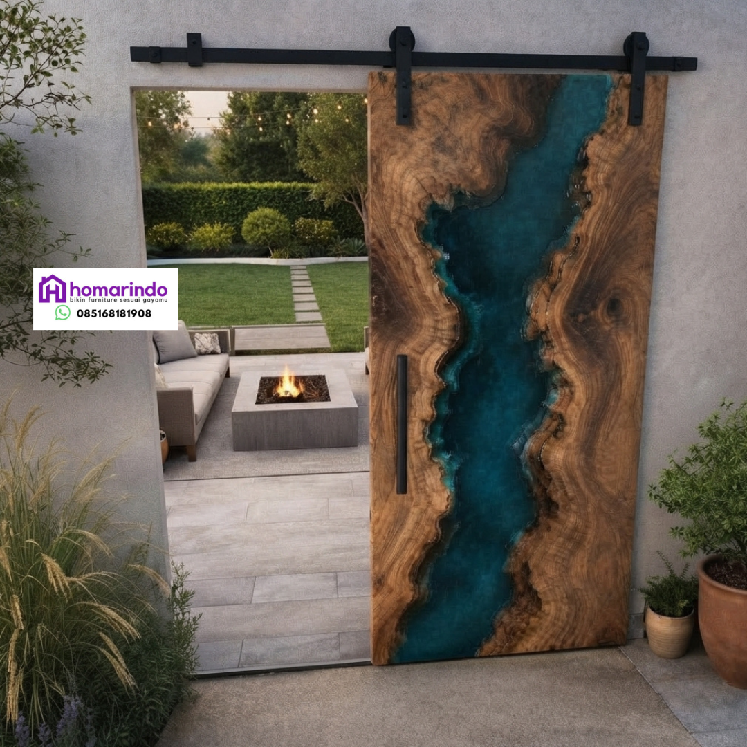 Pintu Resin Alami River Wood Homarindo Pintu Resin Alami River Wood Homarindo