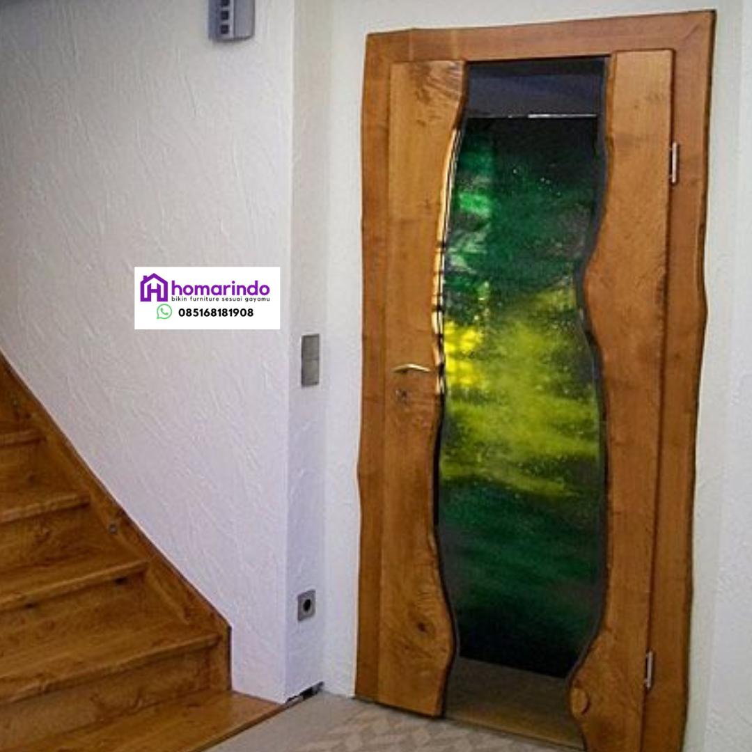 Pintu Resin Alami & Kayu Solid Eksklusif