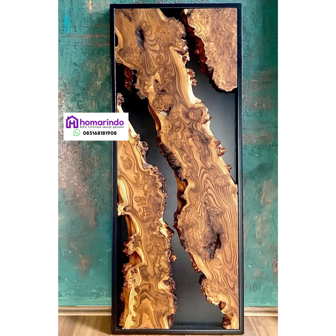 Pintu Resin Eksklusif Kombinasi Kayu Alami Pintu Resin Eksklusif Kombinasi Kayu Alami