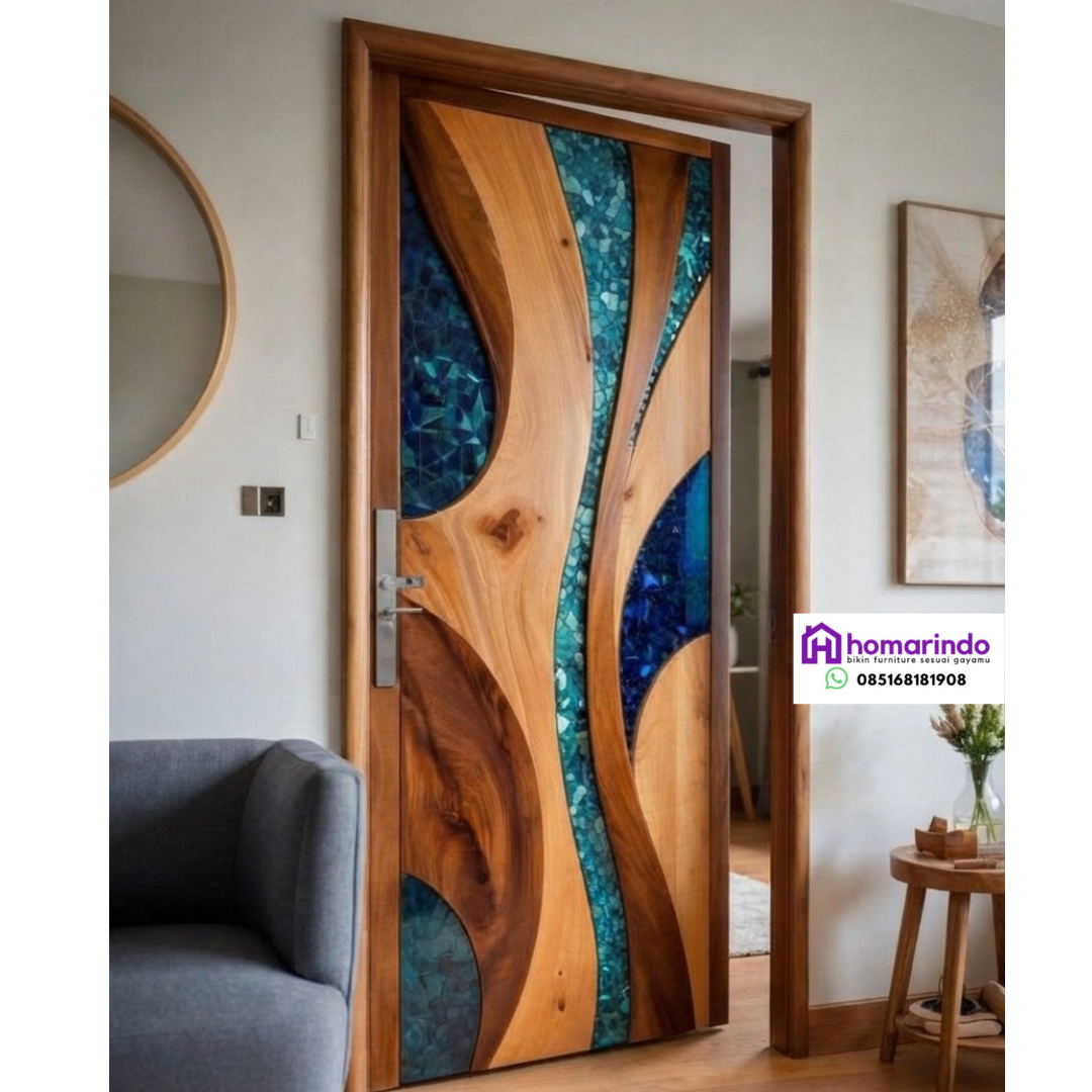 Pintu Resin Kombinasi Kayu Eksklusif Pintu Resin Kombinasi Kayu Eksklusif
