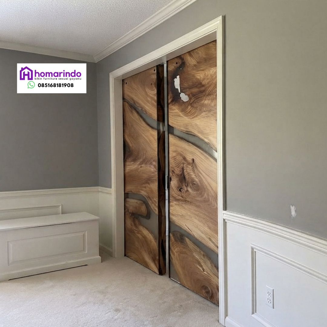 Pintu Resin Kayu Alami dari Homarindo Pintu Resin Kayu Alami dari Homarindo