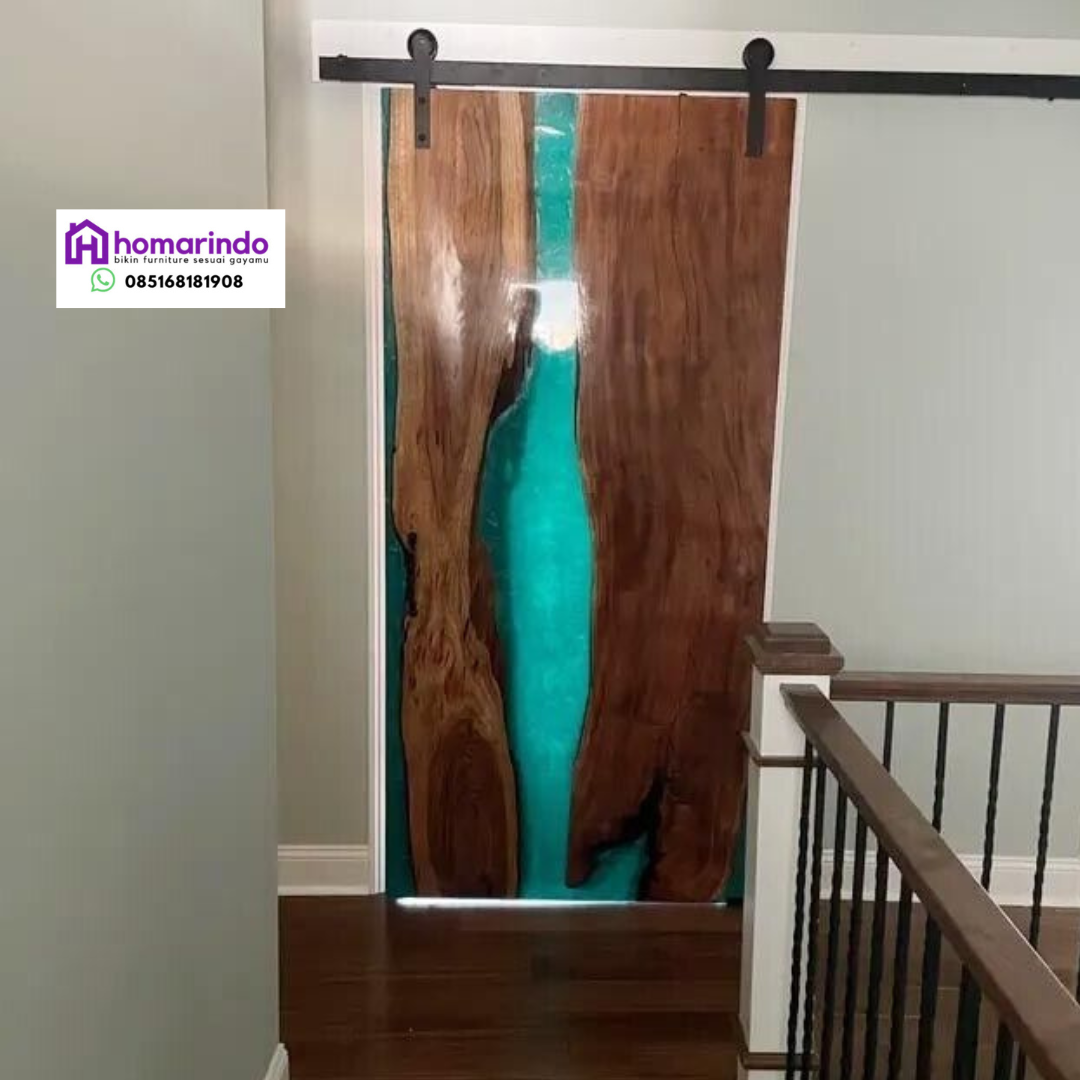 Pintu Resin Kayu Solid Eksklusif
