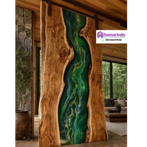Pintu Resin Kayu Solid Eksklusif untuk Hunian Mewah Anda