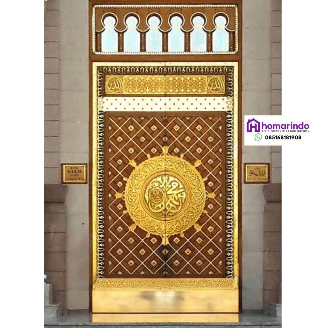 Pintu Nabawi Kuningan Mewah Custom Desain