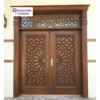 Pintu Nabawi Kayu Jati Klasik Mewah Elegan