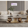 Meja Tamu Stainless Steel Modern