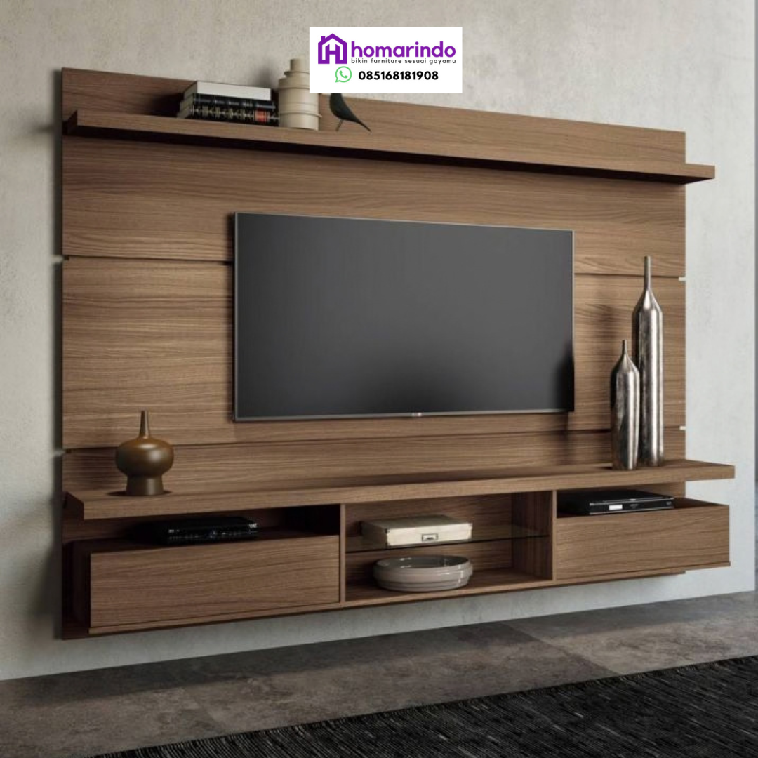Backdrop TV Dinding Minimalis Kayu Modern Koleksi Eksklusif Homarindo Backdrop TV Dinding Minimalis Kayu Modern Koleksi Eksklusif Homarindo