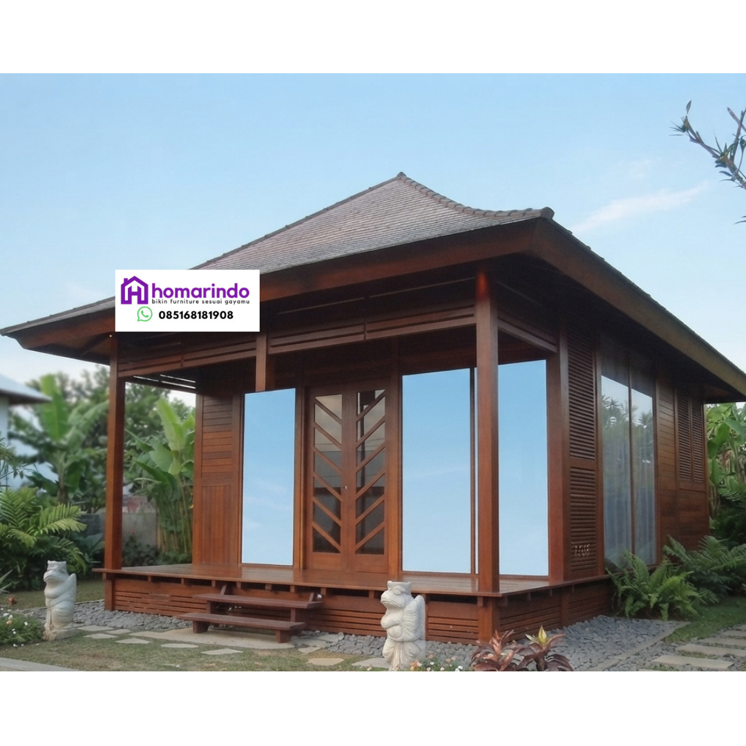 Rumah Kayu Joglo Minimalis Rumah Kayu Joglo Minimalis