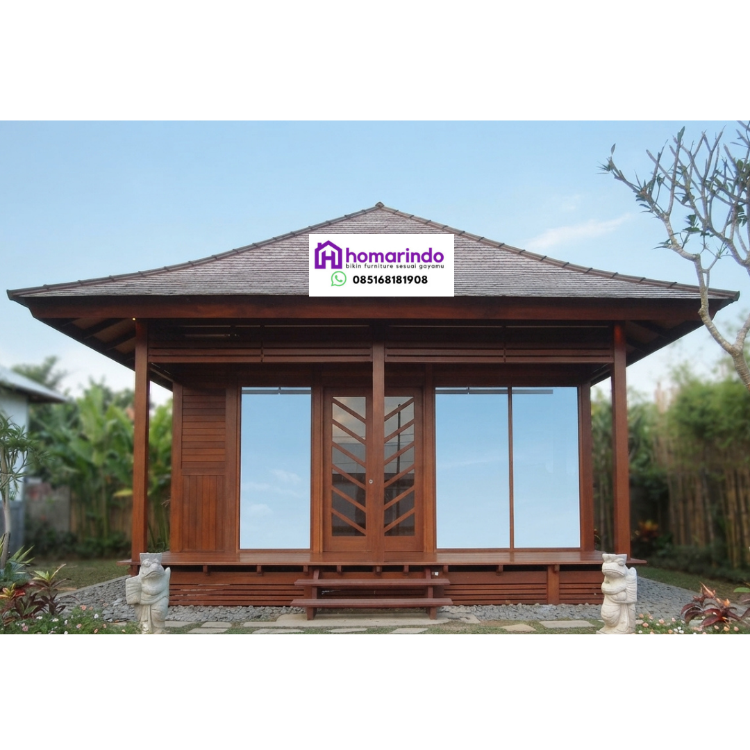 Rumah Kayu Joglo Minimalis
