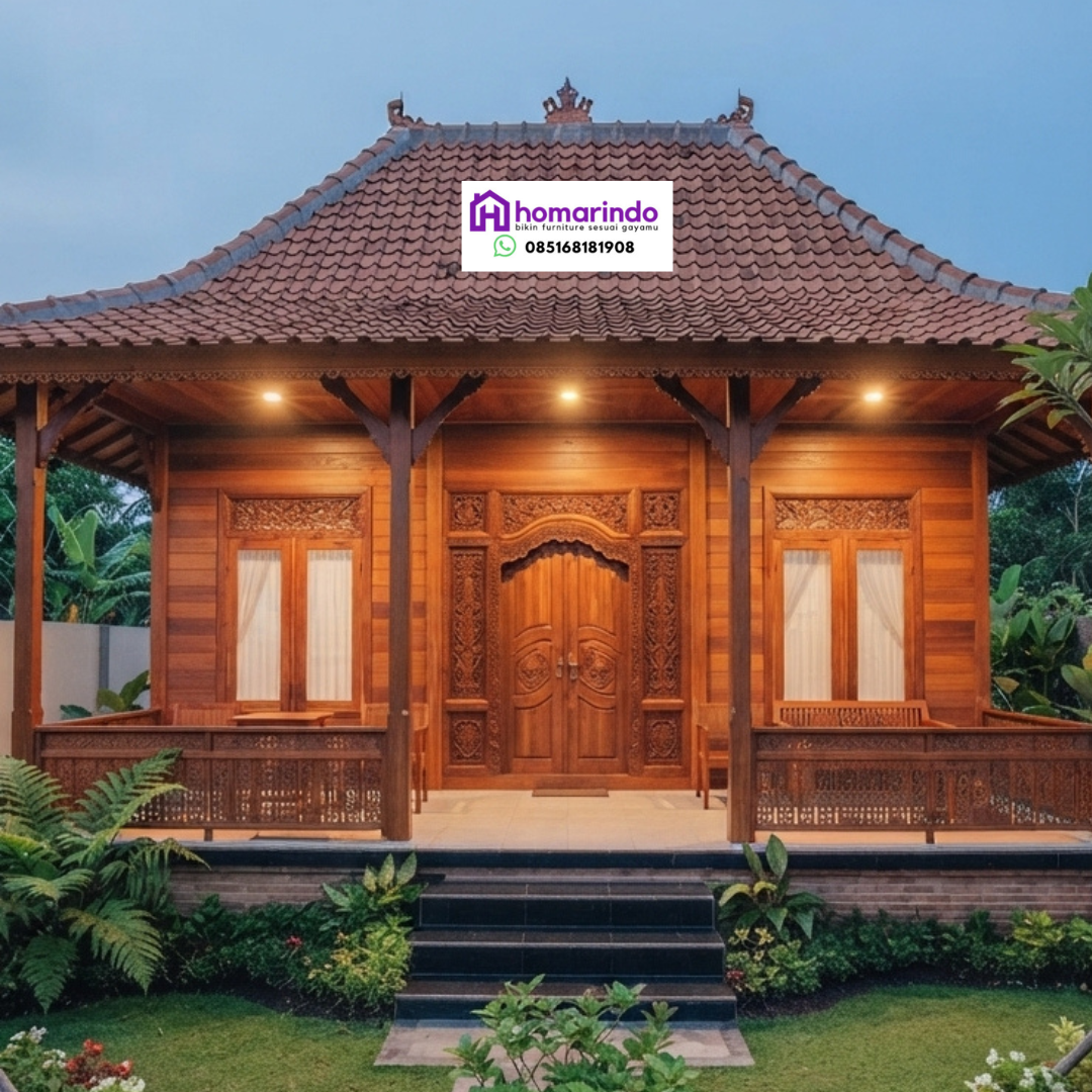 Rumah Kayu Joglo Ukir