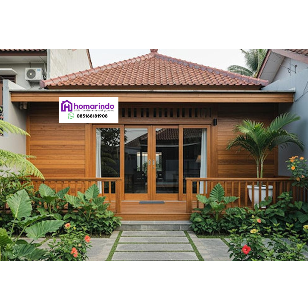 Rumah Kayu Minimalis Modern