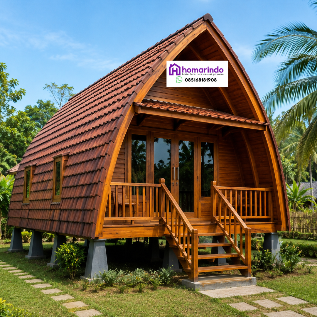 Rumah Lumbung Kayu Jati Klasik Rumah Lumbung Kayu Jati Klasik