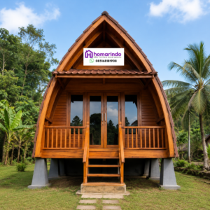 Rumah Lumbung Kayu Jati Klasik