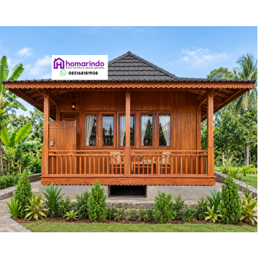 Rumah Joglo Limasan Kayu Jati Klasik