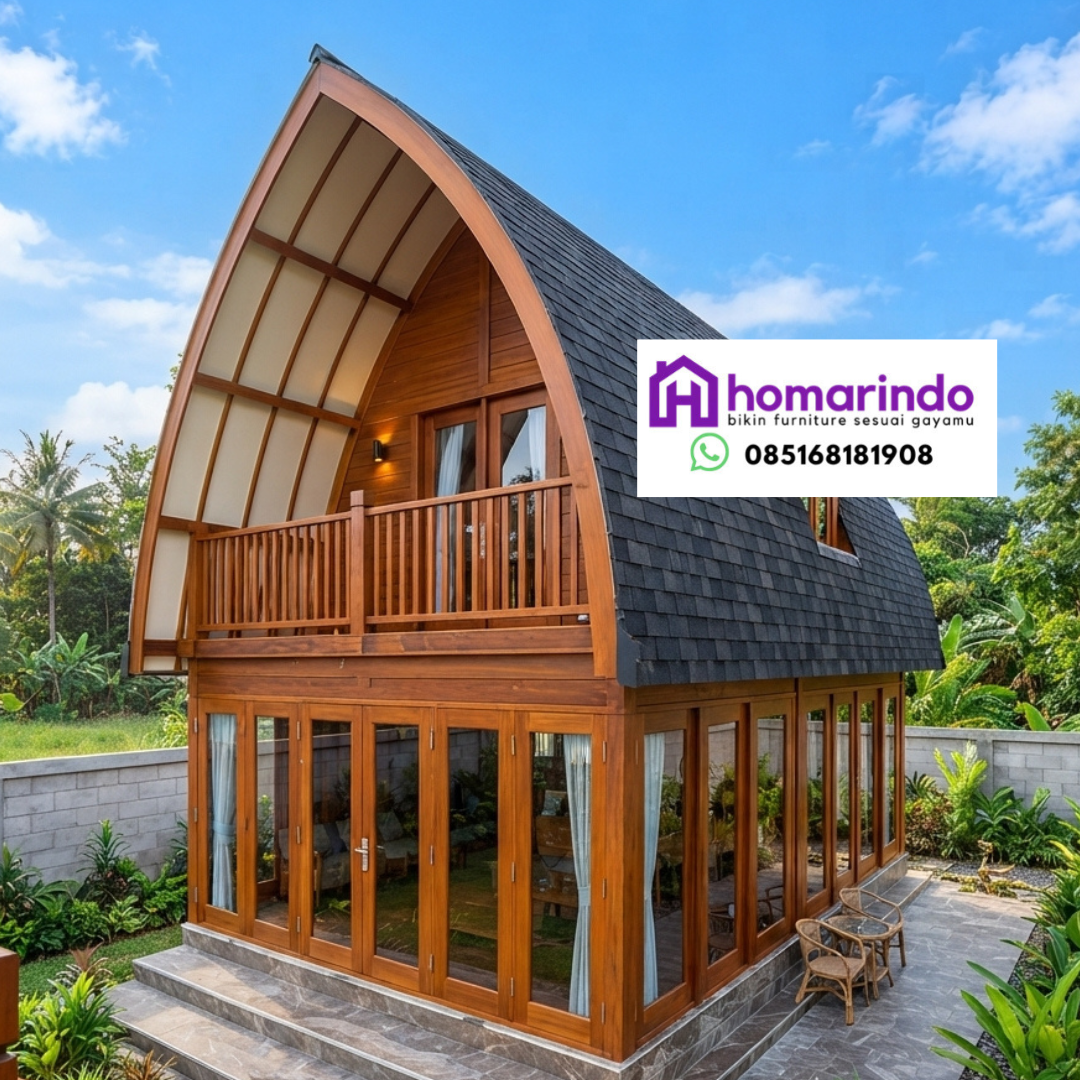 Rumah Lumbung Kayu Jati 2 Lantai Rumah Lumbung Kayu Jati 2 Lantai