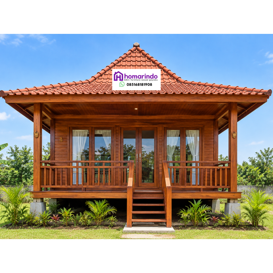 Rumah Panggung Kayu Jati