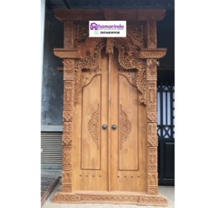 Pintu Gebyok Ukir Kayu Jati Klasik