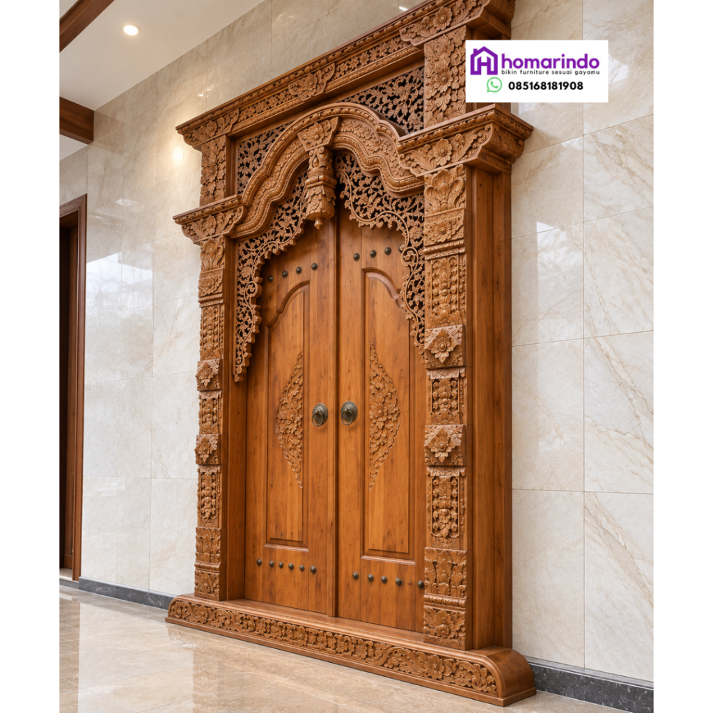 7 Keunggulan Pintu Gebyok Kayu Jati Ukir untuk Mempercantik Rumah dengan Sentuhan Tradisional 4 7 Keunggulan Pintu Gebyok Kayu Jati Ukir untuk Mempercantik Rumah dengan Sentuhan Tradisional