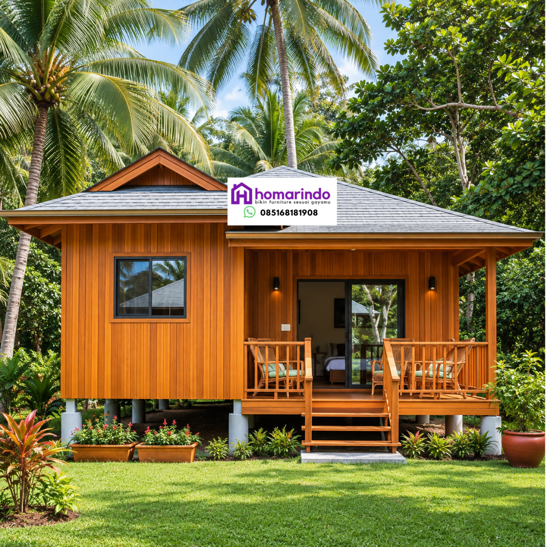 Rumah Panggung Kayu Jati