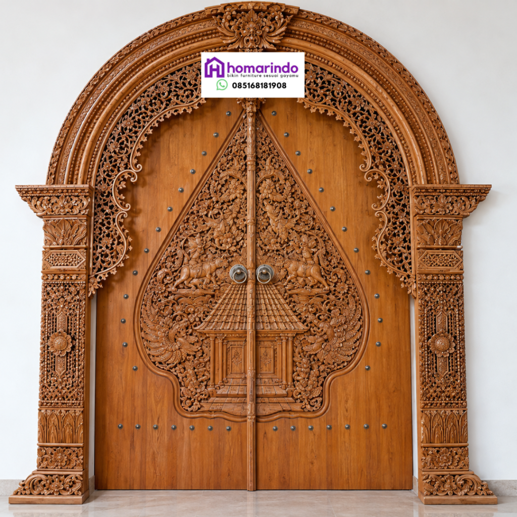 7 Keunggulan Pintu Gebyok Kayu Jati Ukir untuk Mempercantik Rumah dengan Sentuhan Tradisional 1 7 Keunggulan Pintu Gebyok Kayu Jati Ukir untuk Mempercantik Rumah dengan Sentuhan Tradisional