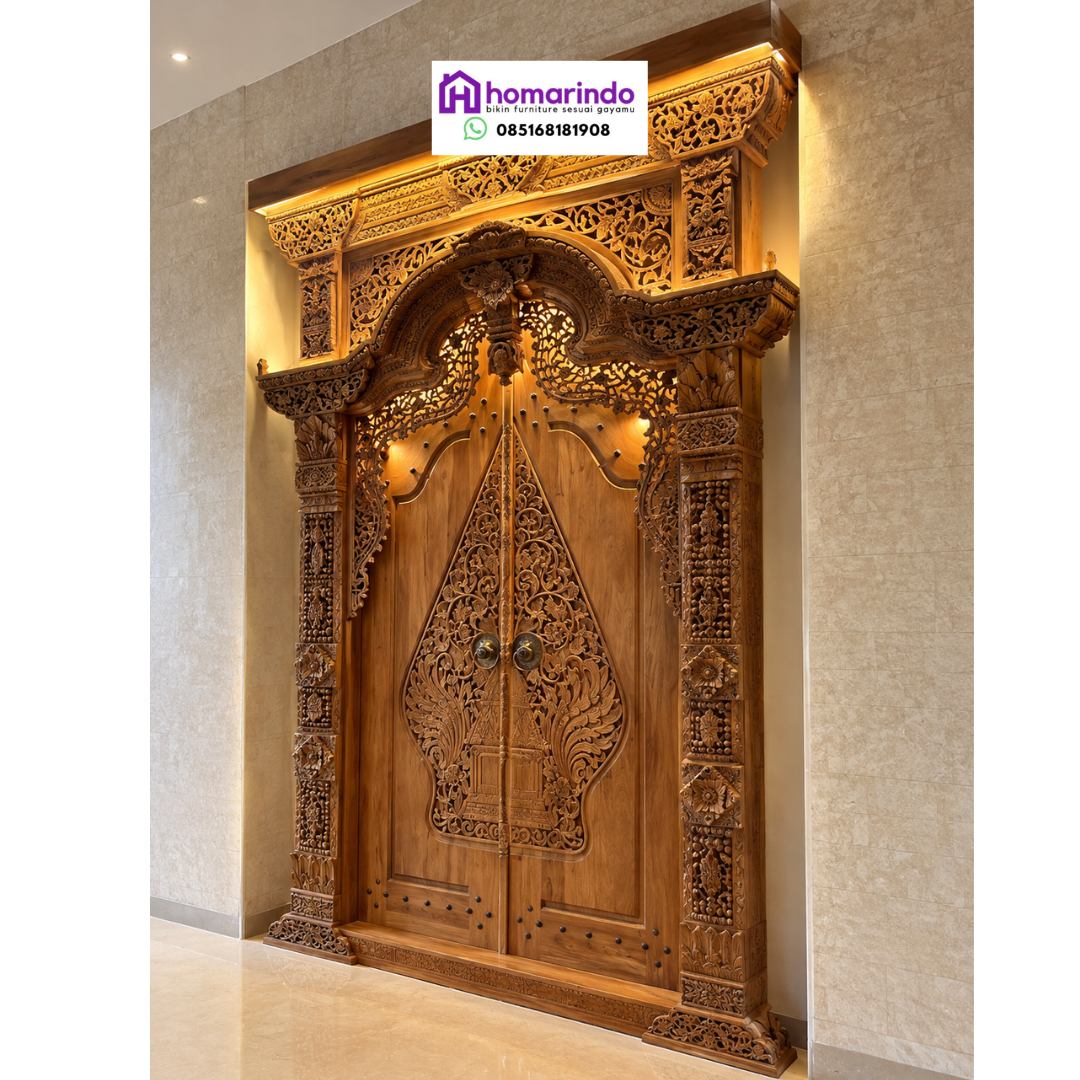 Pintu Gebyok Ukir Kayu Jati Pintu Gebyok Ukir Kayu Jati